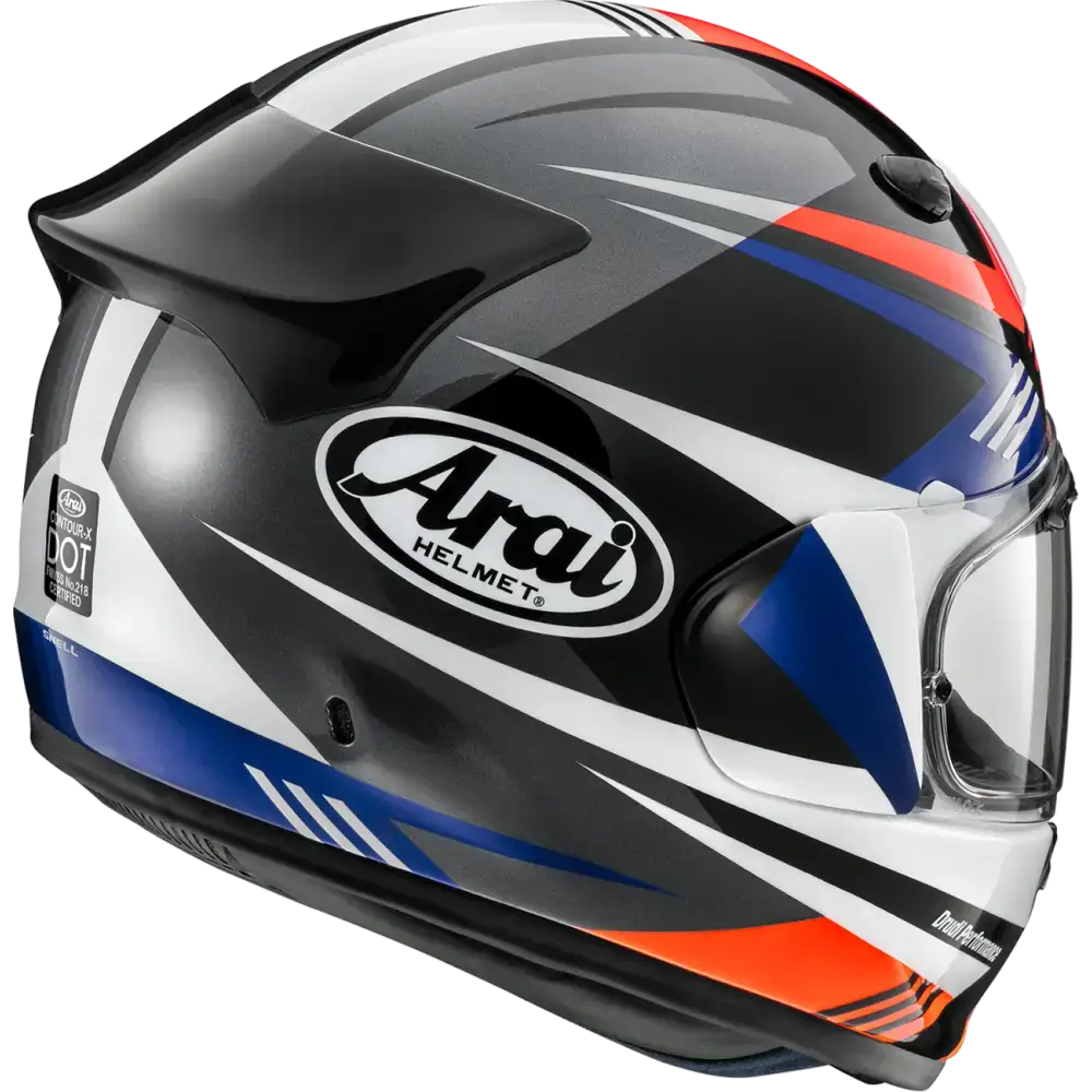 arai contour-x face helmet Motorcycle Gear the shield opens and closes smoothly even with the much lower shield mount position In Gear: Arai Contour-X Helmet