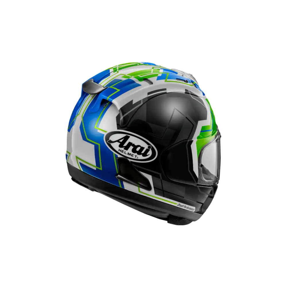 Arai Corsair-X Rea-6 Green Helmet | XS-2XL - Motorcycle Street Helmets