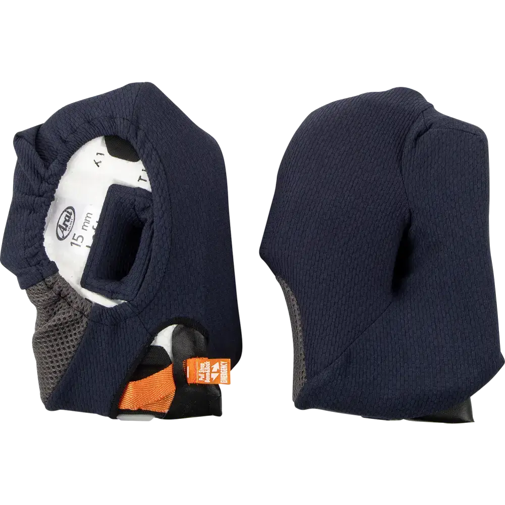 ARAI HELMETS Corsair-X/Quantum-X/Signet-X Cheek Pads - 15 mm 05-5698