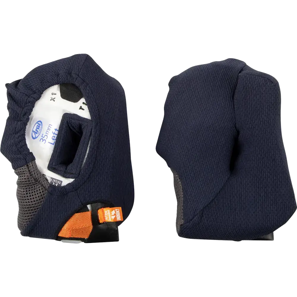ARAI HELMETS Corsair-X/Quantum-X/Signet-X Cheek Pads - 35 mm 05-5702