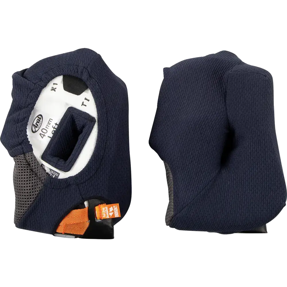 ARAI HELMETS Corsair-X/Quantum-X/Signet-X Cheek Pads - 40 mm 05-5703