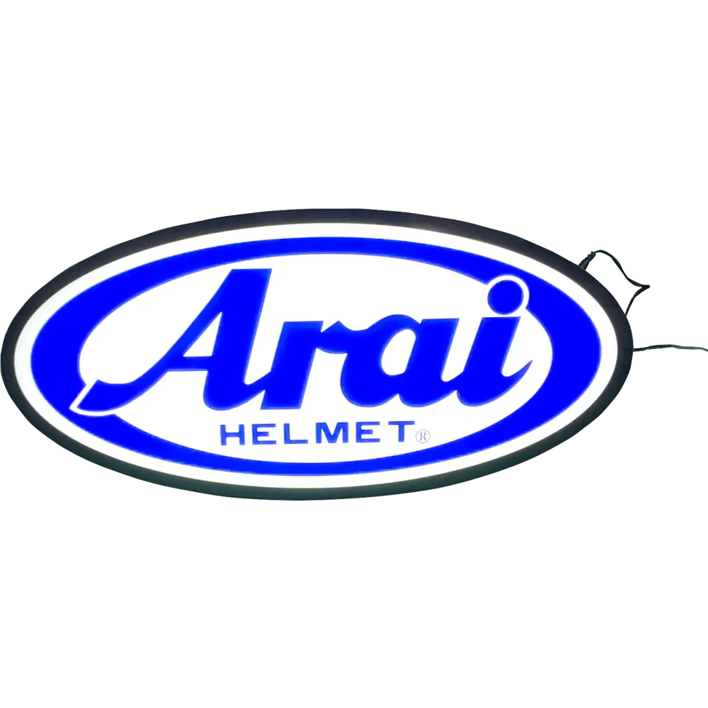 ARAI HELMETS Dealer Sign - Lighted 121496