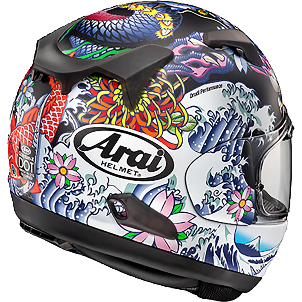 ARAI HELMETS Quantum-X Helmet - Oriental - Black Frost - Small 0101-17706 - Street Full Face Adult Helmet