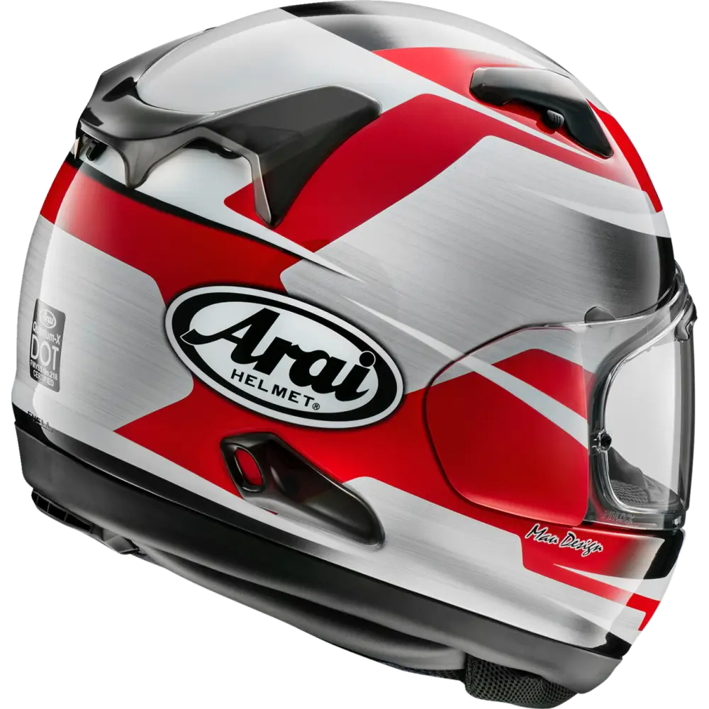 ARAI HELMETS Quantum-X Helmet - Steel - Red - XL 0101-18120