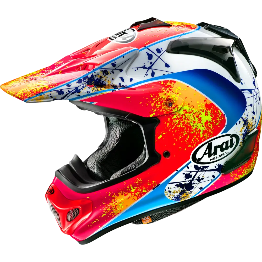 ARAI HELMETS VX-Pro4 Helmet - Stanton - Large 0110-8178 - Offroad Full Face 1 Pc Adult Helmet