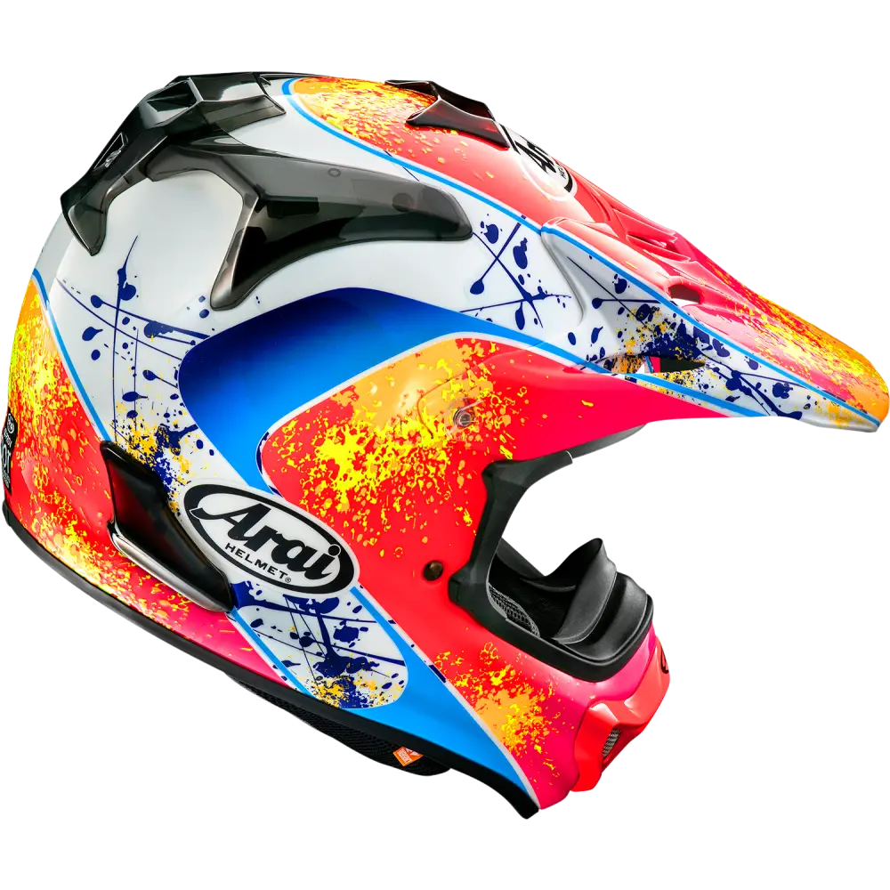 ARAI HELMETS VX-Pro4 Helmet - Stanton - Large 0110-8178 - Offroad Full Face 1 Pc Adult Helmet