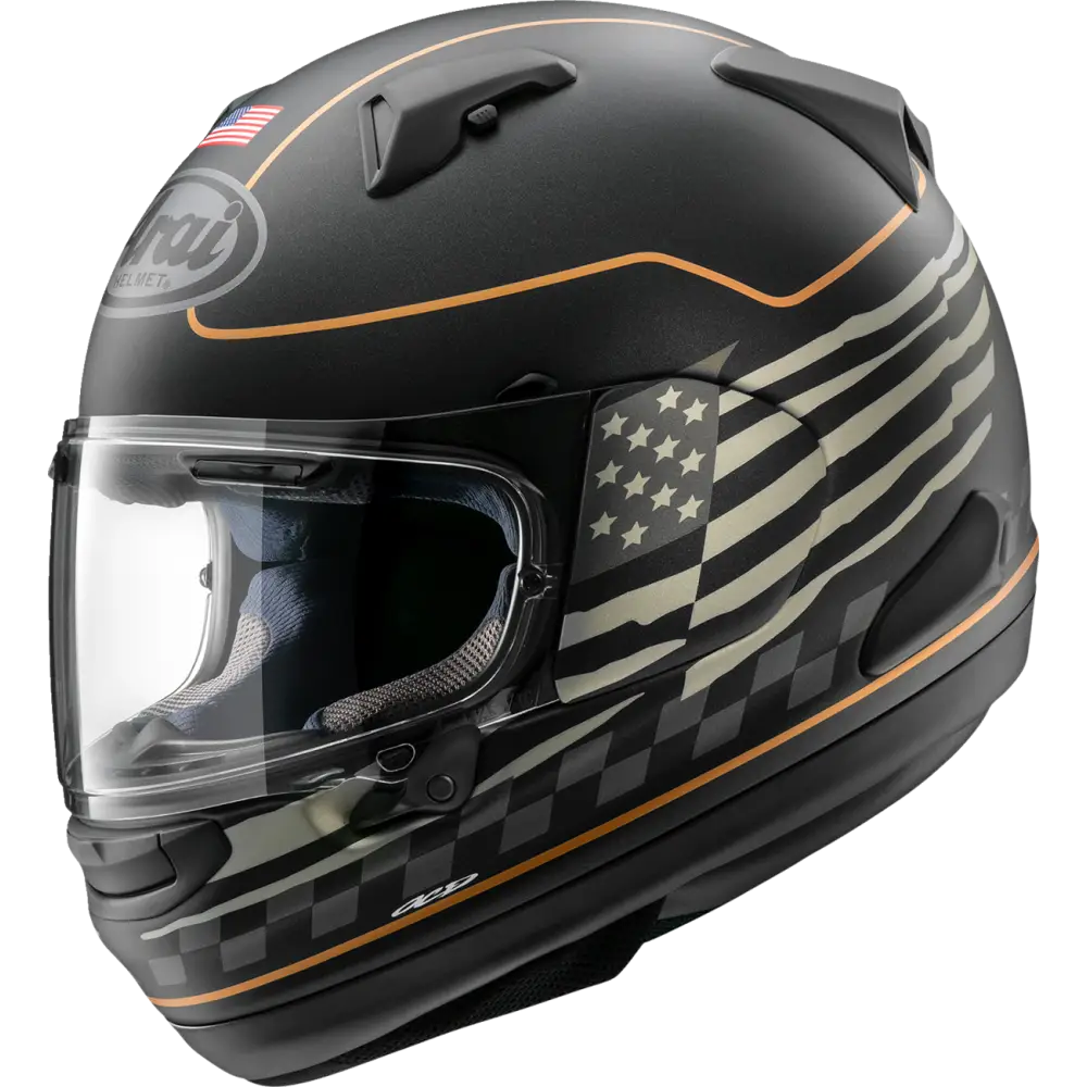Arai Signet-X US Flag Black Frost Helmet | XS-2XL - Motorcycle Helmets