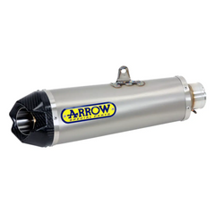 Arrow Ducati 959 Panigale Titanium Works Rh+Lh Silencers Without Catalyst With Carbon End Cap For Original Collectors 71144pk