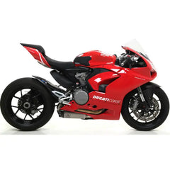 Arrow Panigale V2 955 2020 Racing Titanium Work Exhaust (R + L) With Welded Stainless Steel Link Pipe 71160pk - Exhaust