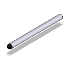 Attack Performance Handle Bar Kit 51mm Black Aprilia RSV4 17- (All Replacement Parts) - Handle Bar Tube with Ends 260mm