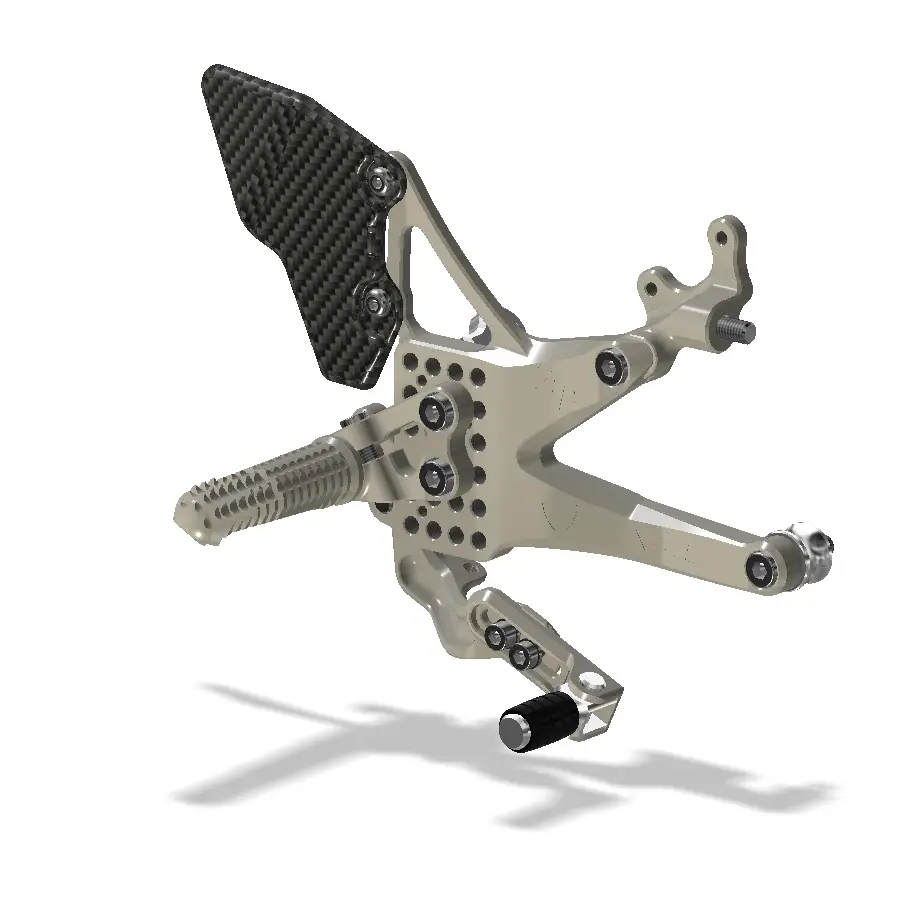 Attack Performance Rear Set Kit Ducati V4 2018 - Rear Set Kit