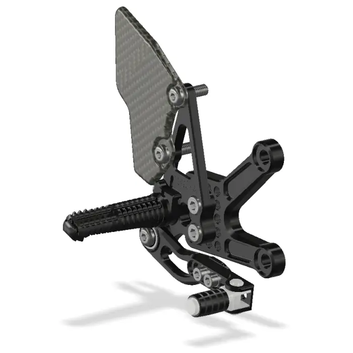 Attack Performance Rear Set Kit Kawasaki ZX10R 11-15 - Rear Set Kit