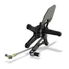 Attack Performance Rear Set Kit Kawasaki ZX6R 05- ZX6R-636 13- - Black - Rear Set Kit