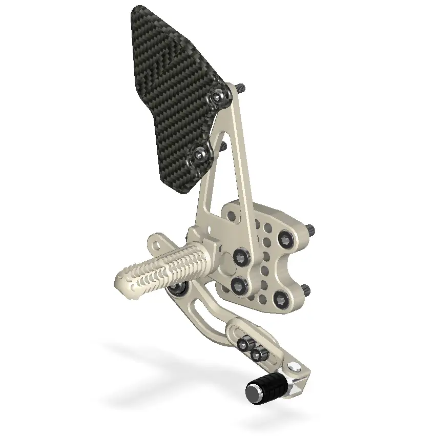 Attack Performance Rear Set Kit Suzuki GSXR1000 05-06 - Rear Set Kit