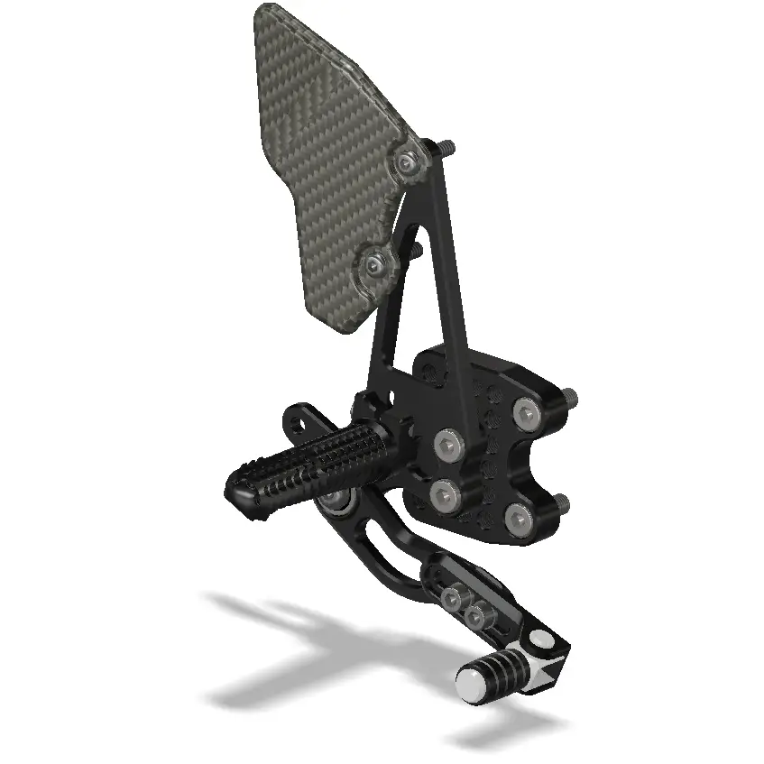 Attack Performance Rear Set Kit Suzuki GSXR1000 05-06 - Rear Set Kit