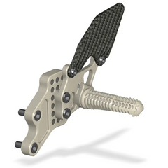 Attack Performance Rear Set Kit Suzuki GSXR600/750 06-10 W/Shift Lever - Aero Hard - Rear Set Kit