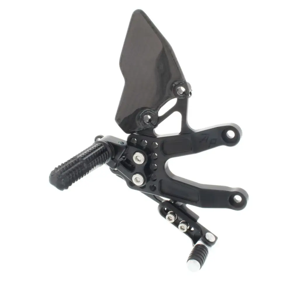 Attack Performance Rear Set Kit Triumph 675 06- - Black - Rear Set Kit