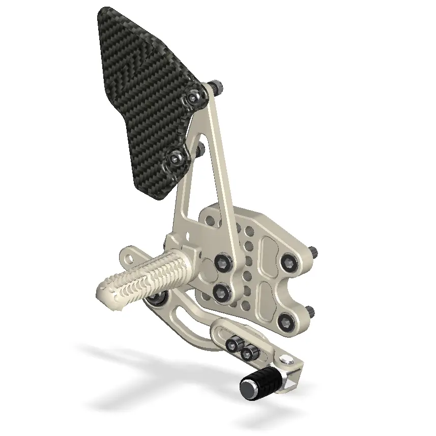 Attack Performance Rear Set Kit with Shift Lever Suzuki GSXR1000 09-16 - Rear Set Kit