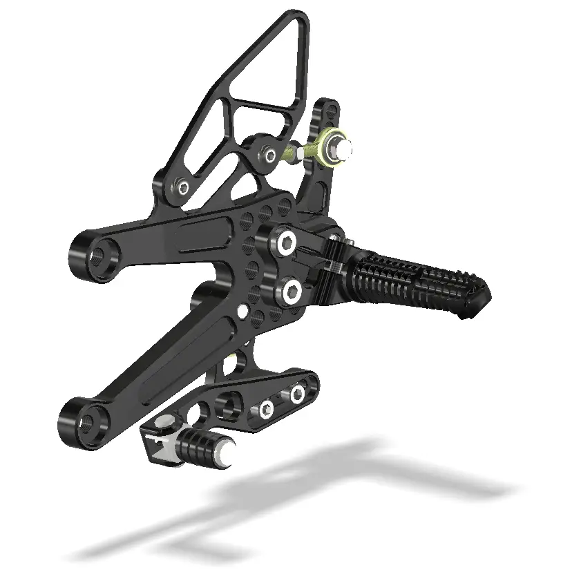 Attack Performance Rear Set Kit Yamaha YZF R1 04-06 - Rear Set Kit