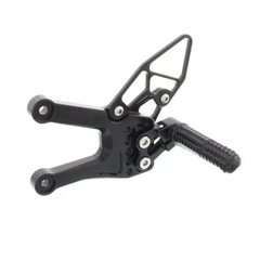 Attack Performance Rear Set Kit Yamaha YZF R6 06- - Black - Rear Set Kit