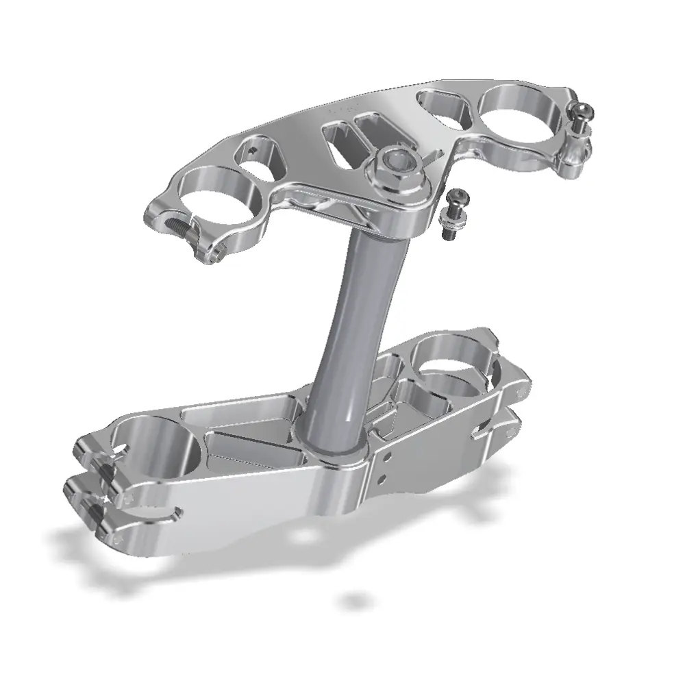 Attack Performance Triple Clamp Kit GP Kawasaki ZX-10 06-07 - Triple Clamps