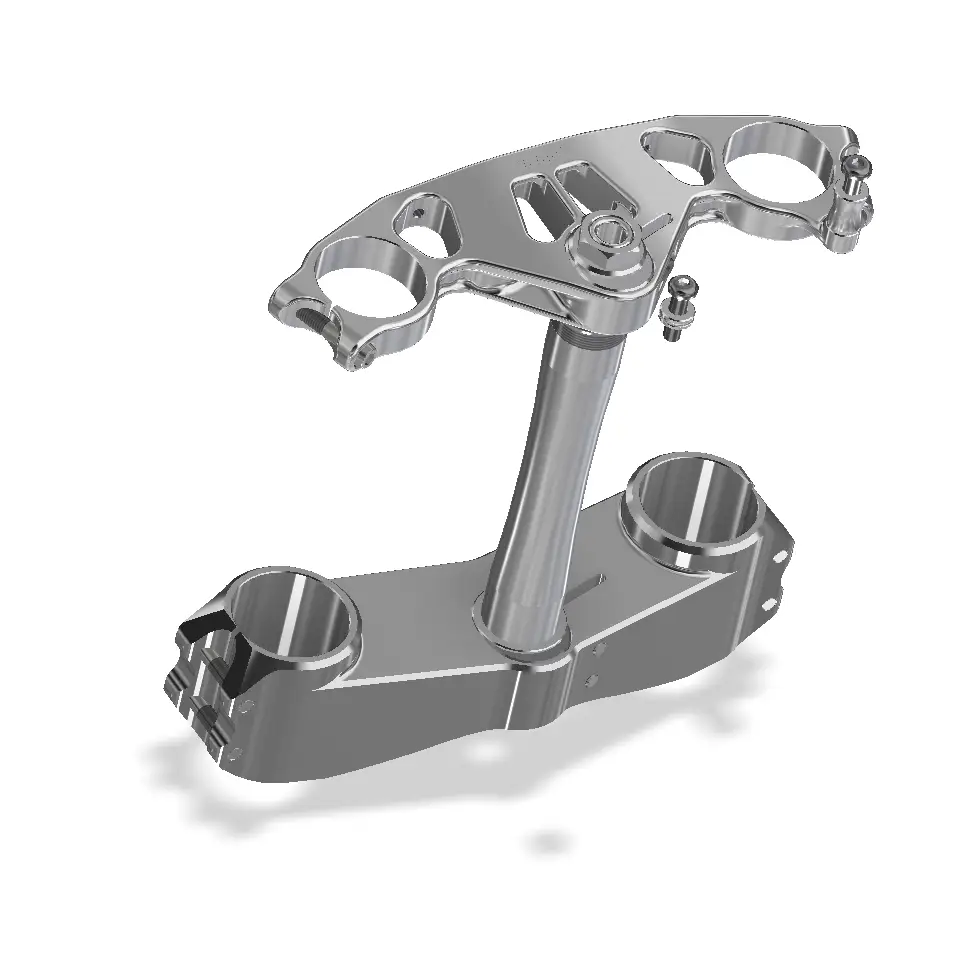 Attack Performance Triple Clamp Kit GP Kawasaki ZXR636 13- - Triple Clamps