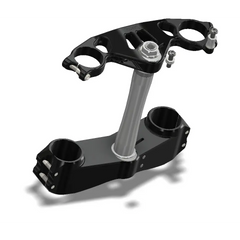 Attack Performance Triple Clamp Kit Kawasaki ZX6R 09- Black - Triple Clamps