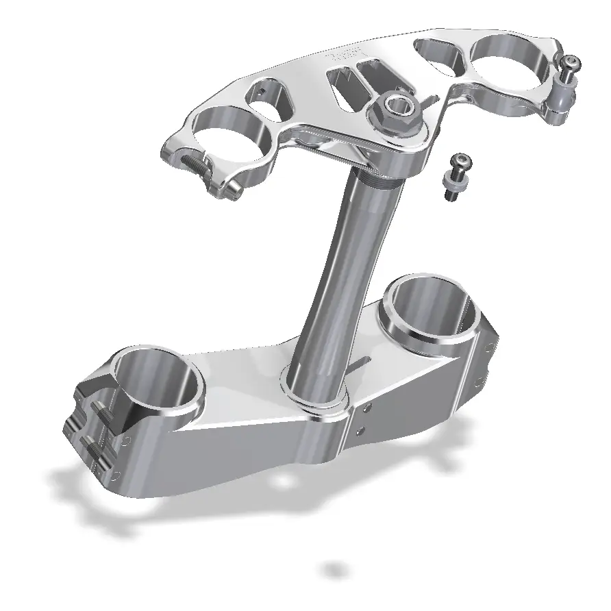 Attack Performance Triple Clamp Kit Kawasaki ZX6R 09- - Triple Clamps