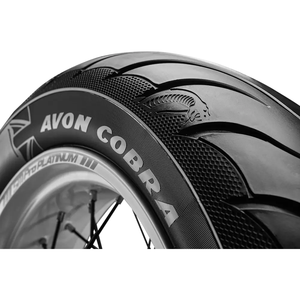 AVON Tire - Cobra Chrome AV92 - Rear - 140/90B16 - Wide Whitewall - 77H 638165