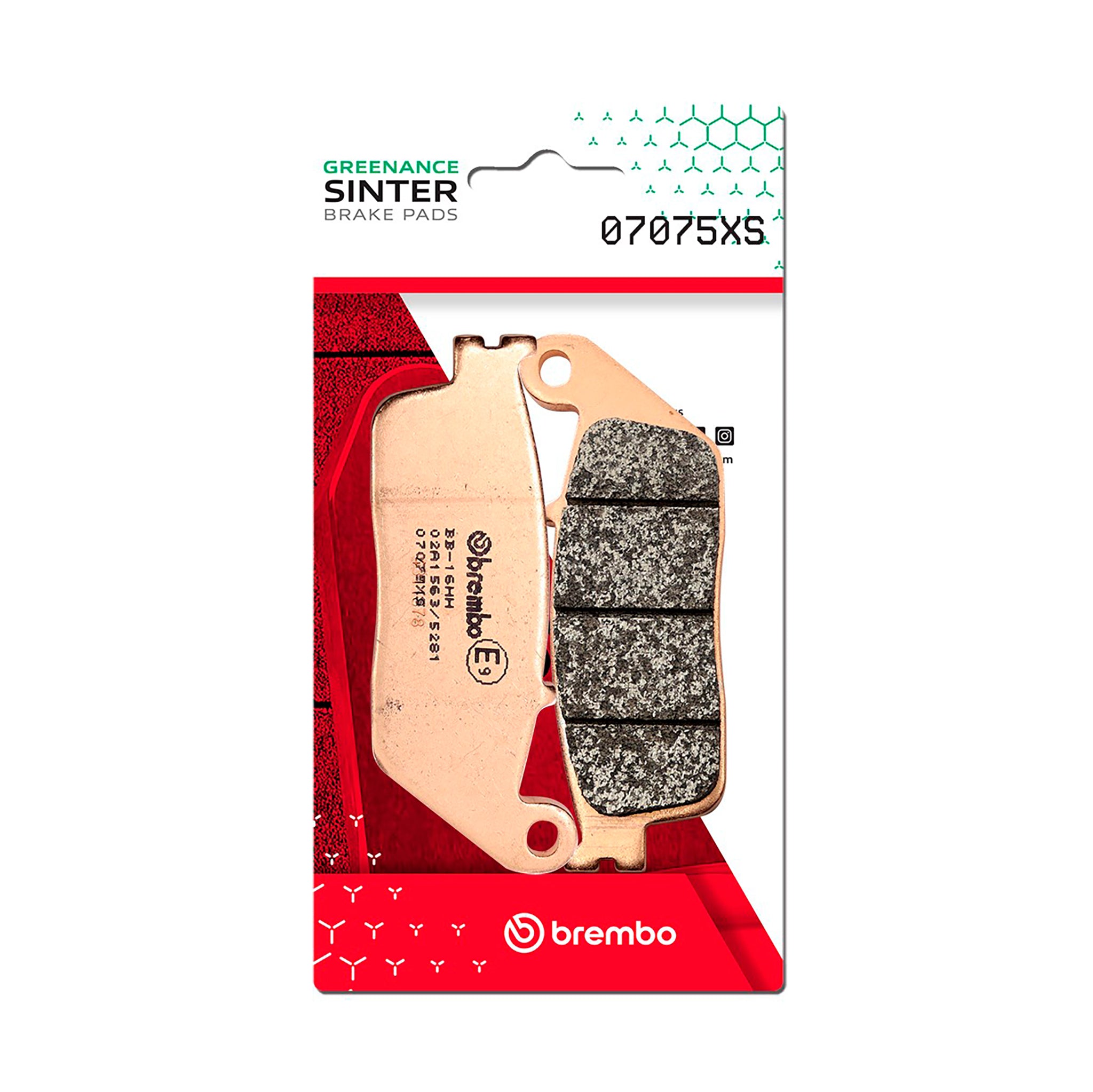 Brembo Prime XS Sintered Brake Pads 07075XS