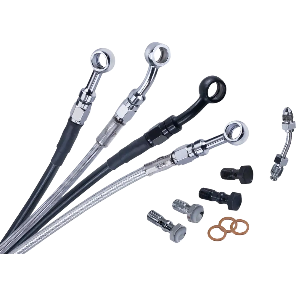 BARNETT Brake Line - Upper - Black - +8" 251-30-51134-8