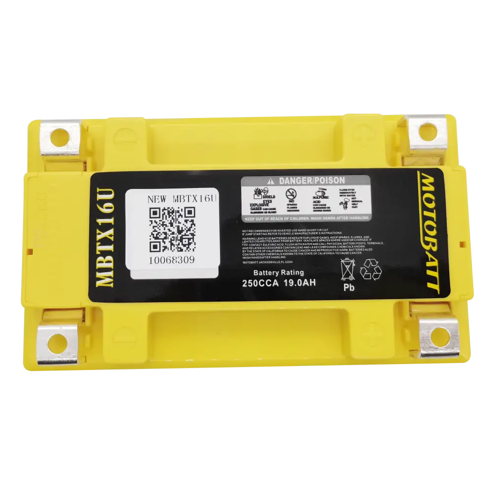 Battery Mbtx16u Sealed Factory Activated