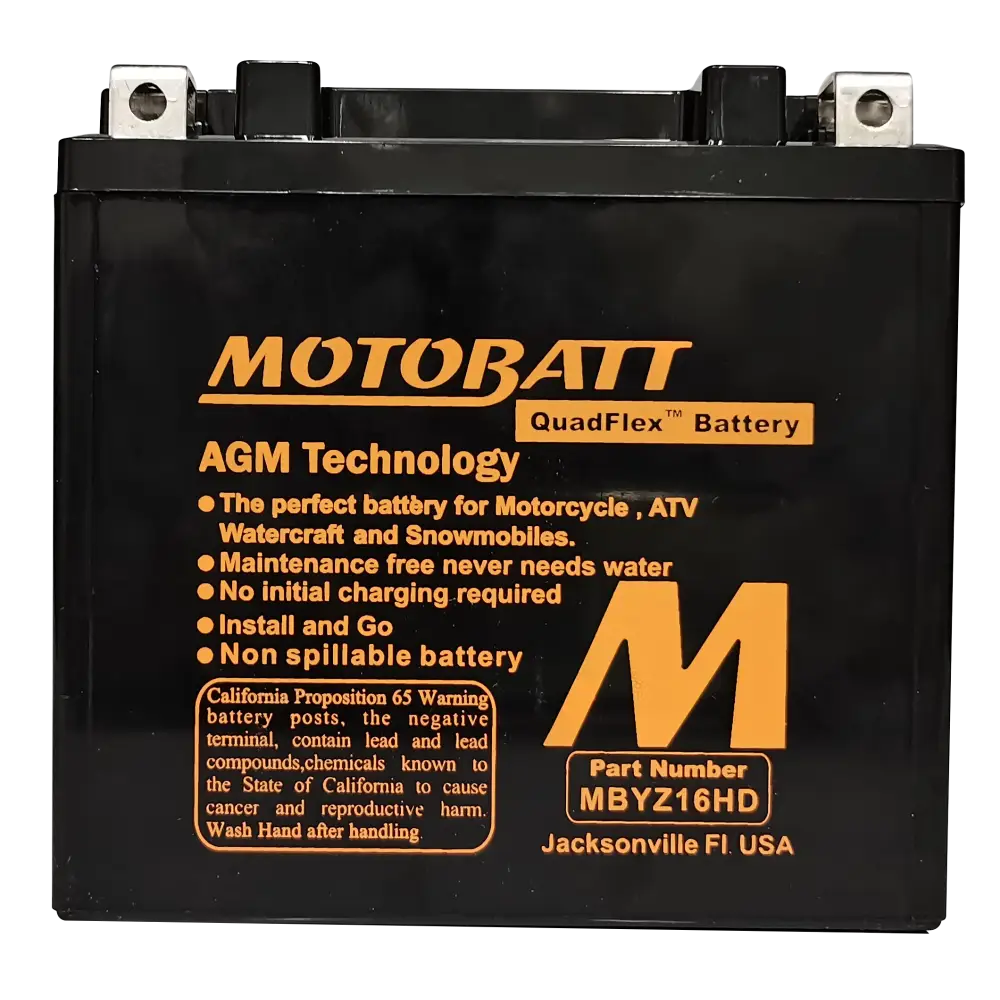Battery Mbyz16hd Sealed Factory Activated