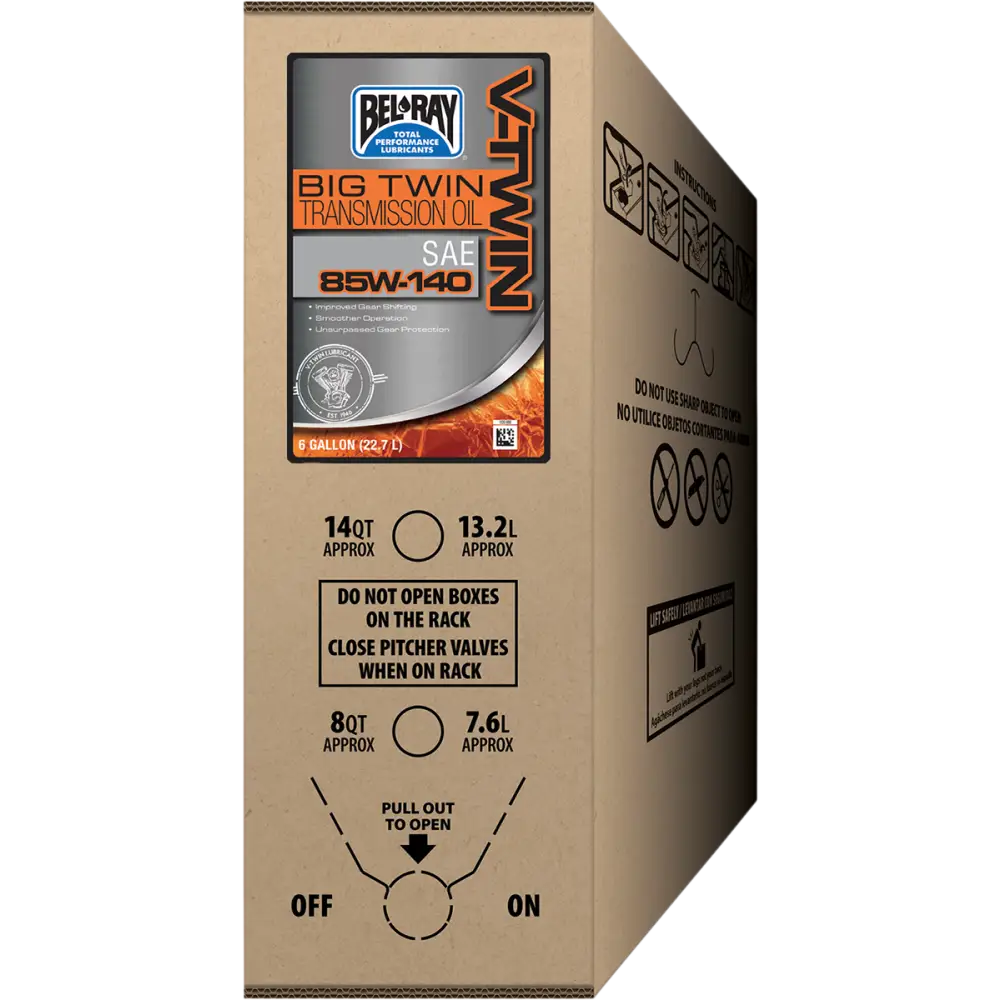 BEL-RAY Big Twin Transmission Oil - 6 U.S. gal. - Bag-In-Box 301828150033