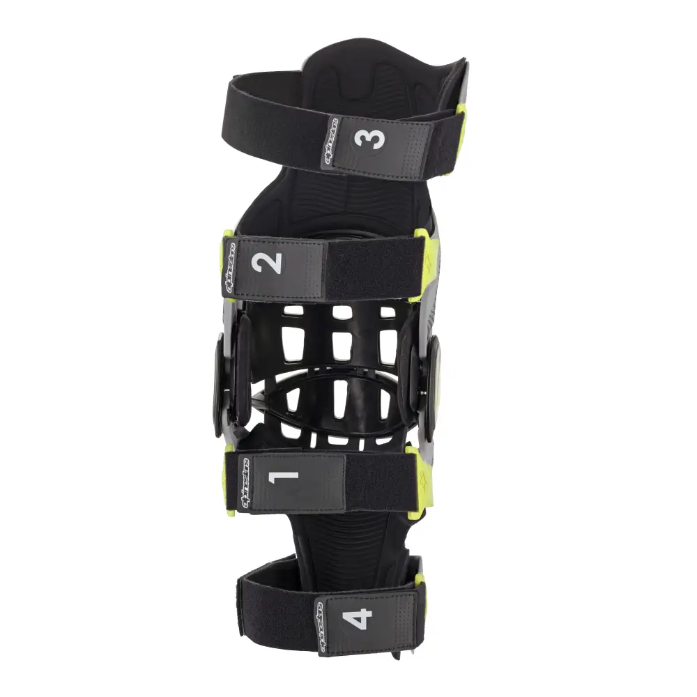 Bionic 7 Knee Set Silver/Yellow Xl