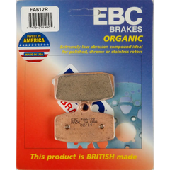 Brake Pads Fa612r Sintered R Series