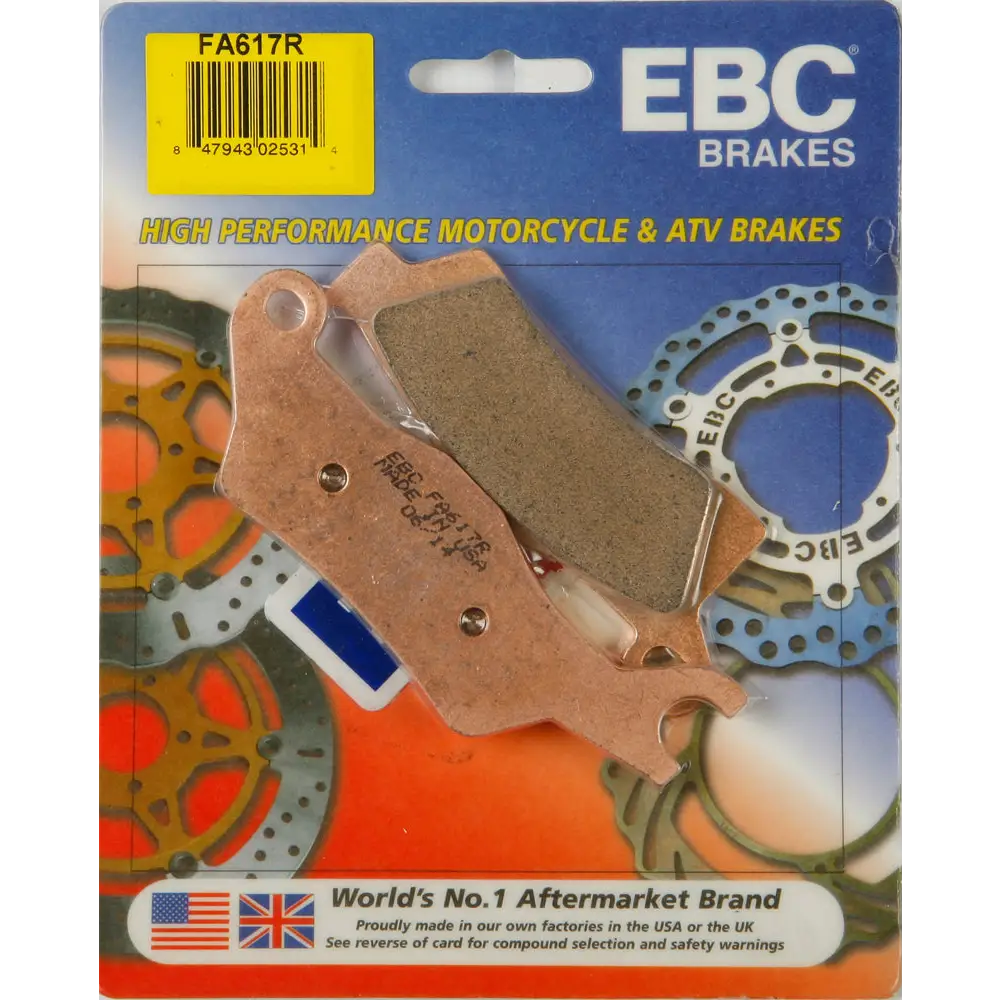 Brake Pads Fa617r Sintered R Series