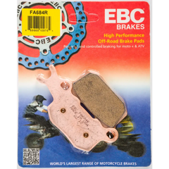 Brake Pads Fa684r Sintered R Series