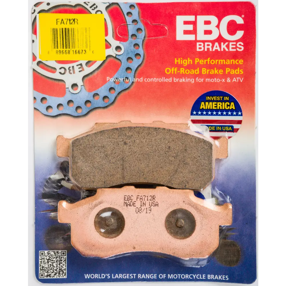 Brake Pads Fa712r Sintered R Series