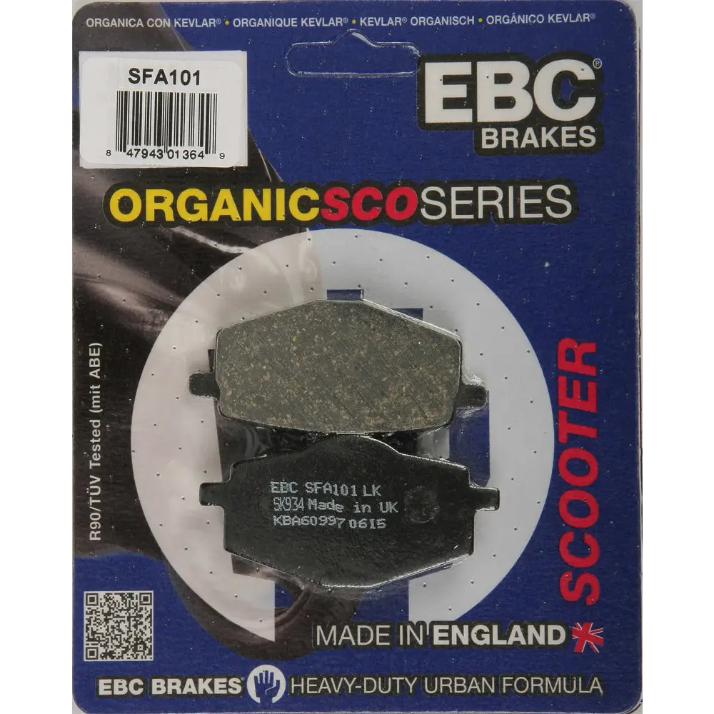 Brake Pads Sfa101 Organic