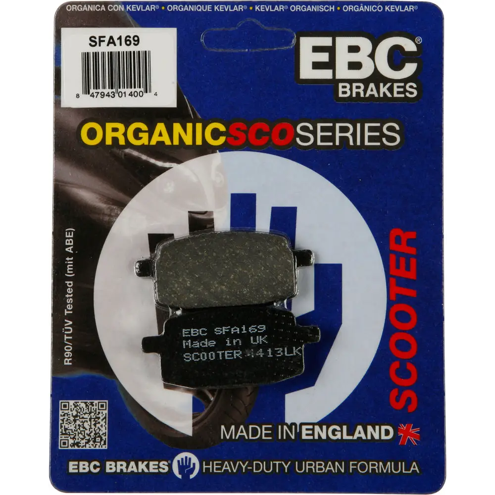 Brake Pads Sfa169 Organic