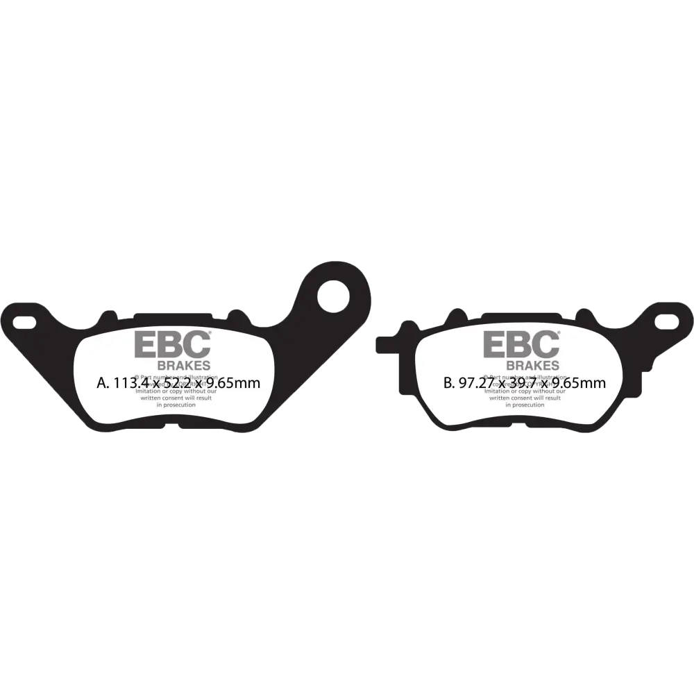 Brake Pads Sfa706 Organic Scooter