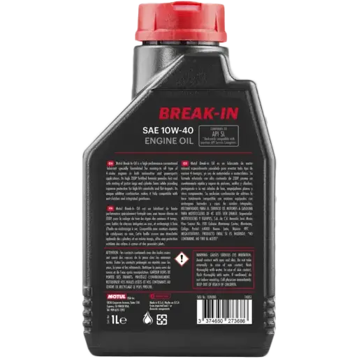 Break In Mineral Engine Oil 4t 10w40 1l
