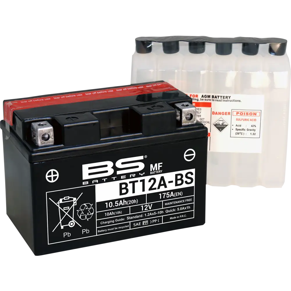 BS BATTERY Battery - BT12A-BS (YT) 300602