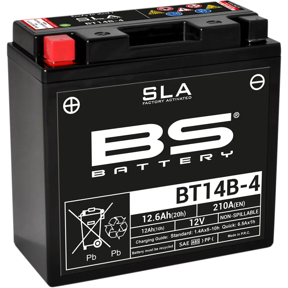 BS BATTERY Battery - BT14B-4 (YT) 300644