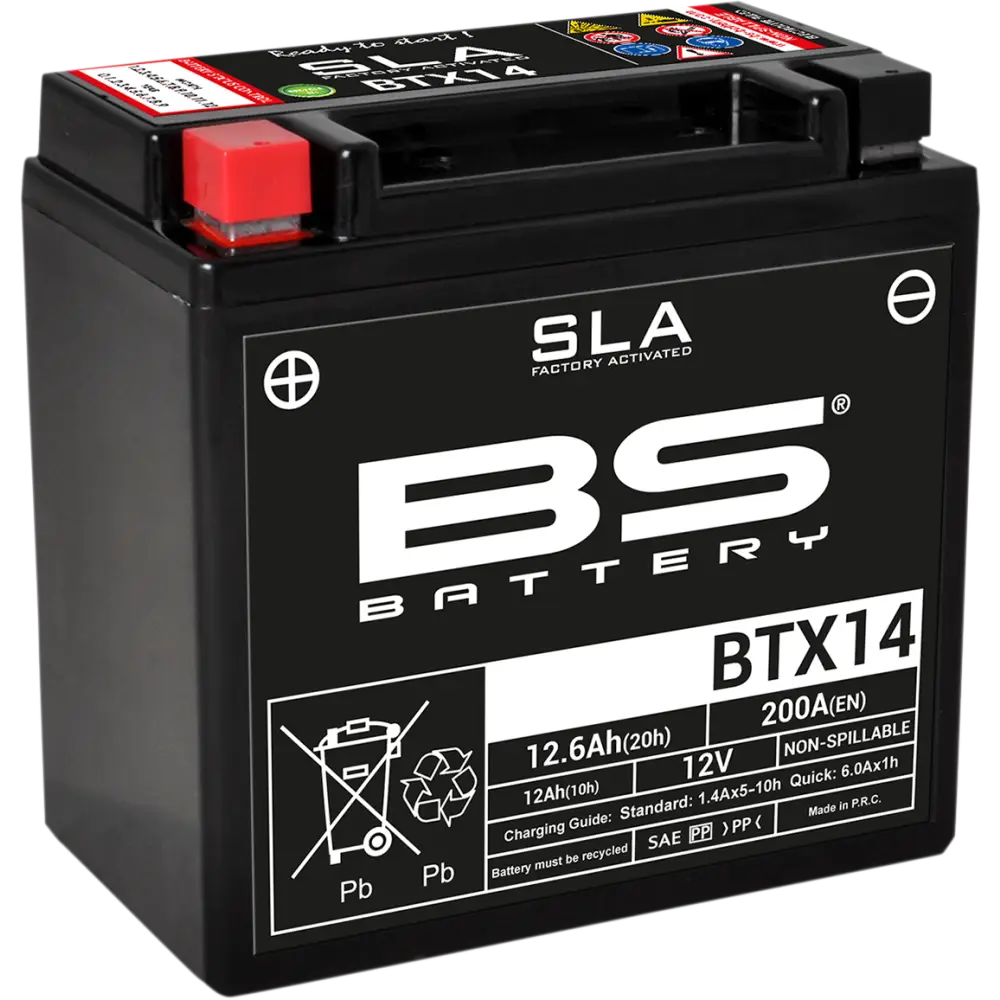 BS BATTERY Battery - BTX14 (YTX) 300681