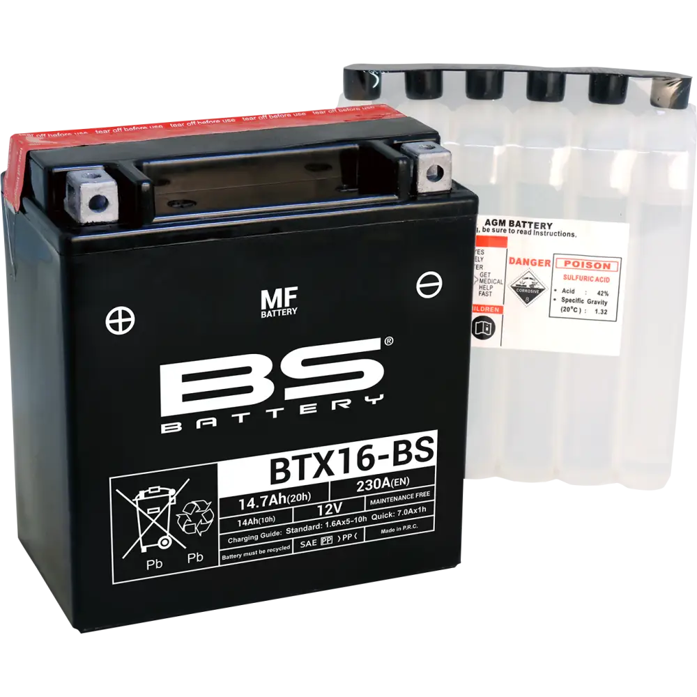 BS BATTERY Battery - BTX16-BS (YTX) 300609