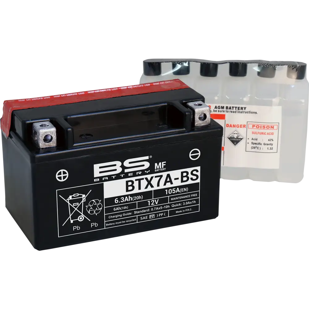 BS BATTERY Battery - BTX7A-BS (YTX) 300619