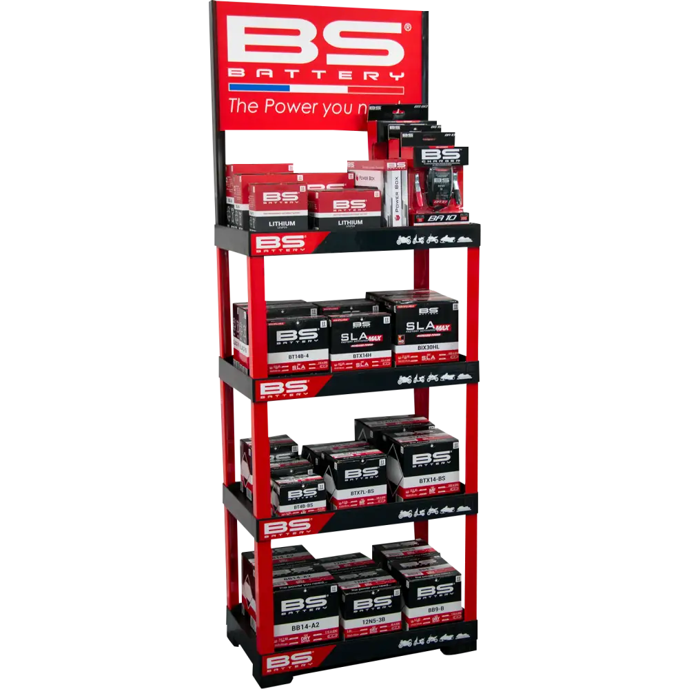 BS BATTERY Battery Display Rack 900075