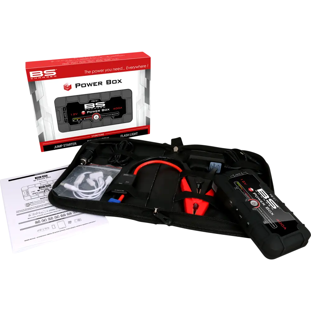 BS BATTERY PB-02 Booster Power Box - Jump Starter 700556